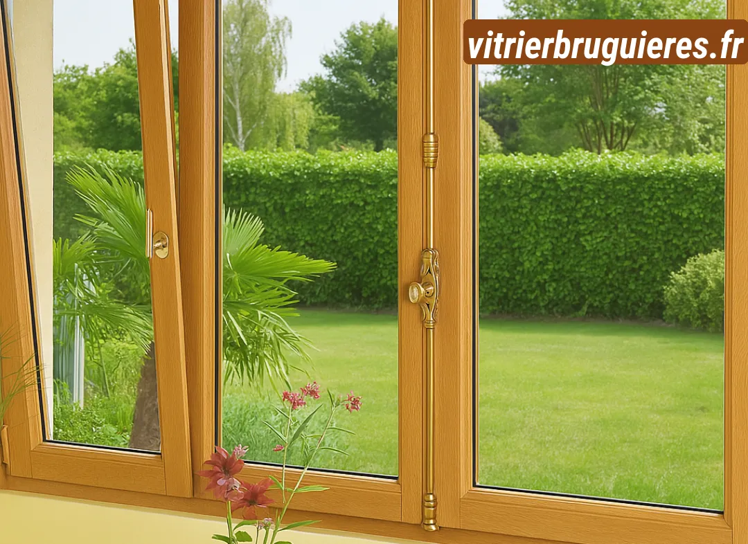 Installation de fenêtre en bois sur mesure Bruguières